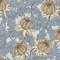 Dutch Wallcoverings Havsblick - Arthur Blue - Blauw - thumbnail