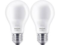 Philips LED lamp E27 7W 806Lm classic mat 2 stuks  Wit - thumbnail