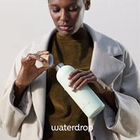 Waterdrop Roestvrijstalen Drinkfles Turquoise 600ml - thumbnail