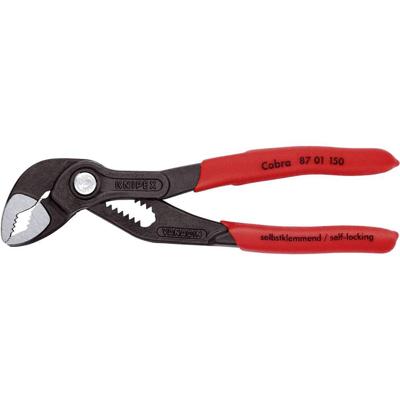 Knipex Cobra® Hightech-Waterpomptang | 150 mm Lengte | Anti-Slip | Kunststof Bekleed | Grijs Geatramenteerd - 87 01 150 SB