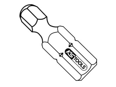 KS Tools 911.3704 Inbus-bit Gereedschapsstaal Vernikkeld C 6.3 1 stuk(s) KS Tools 911.3704 Inbus-bit Gereedschapsstaal Vernikkeld C 6.3 1 stuk(s)