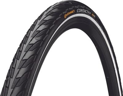Continental Buitenband contact 28 x 1.25" / 32-622 - zwart met reflectie