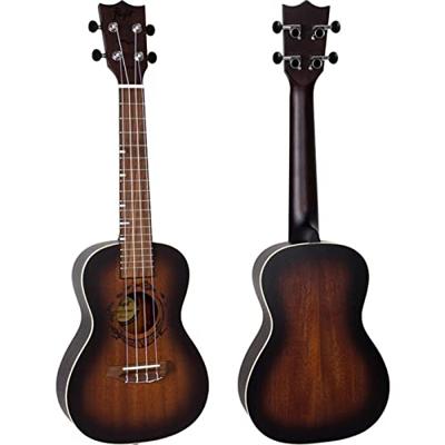 Flight Gemstone Series DUC380 Amber concert ukelele met gigbag
