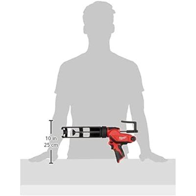 Milwaukee M12 PCG/310C-0 Subcompact Accu Lijm- en Kitspuit met 310 ml patroonhouder - 4933441783