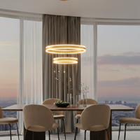 Lyora Design hanglampAlaro goud dubbel - 9019727 - thumbnail