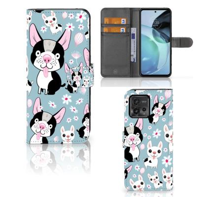 Motorola Moto G72 | Telefoonhoesje | Met pasjeshouder | Hondjes Motorola Moto G72 | Telefoonhoesje | Met pasjeshouder | Hondjes