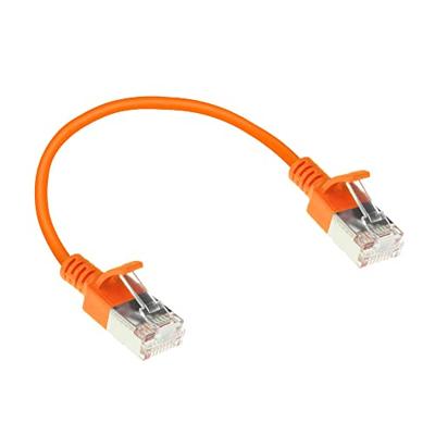 ACT DC7152 LSZH U/FTP CAT6A Datacenter Slimline Patchkabel Snagless | RJ45 Connectoren | Oranje | 25 cm ACT DC7152 LSZH U/FTP CAT6A Datacenter Slimline Patchkabel Snagless | RJ45 Connectoren | Oranje | 25 cm