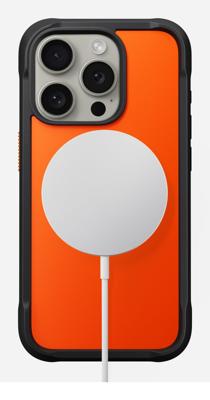 Nomad Rugged Protective case iPhone 15 Pro ultra orange