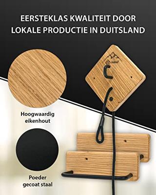 PARAX U-Rack Bike Wall Mount - Oak