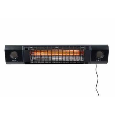 Sunred Wandverwarmer Sun and Sound 2000 W Rose Gold zwart