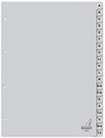 Tabblad kangaro 4r g420az 20dlg alfabet grijs pp - thumbnail