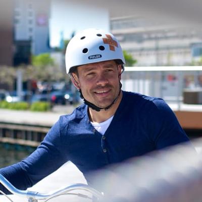Melon helm urban active plastered white xxs-s