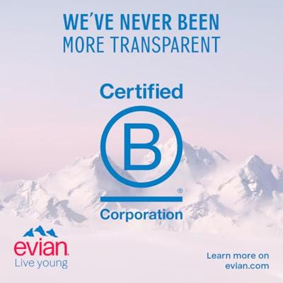 Evian mineraalwater glazen fles (12x 75 cl)