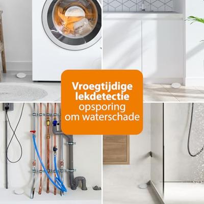Smartwares FWA-18400 FWA-18400 Watermelder Met app-besturing werkt op batterijen - thumbnail