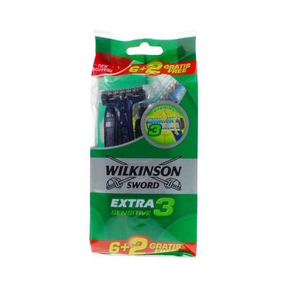 Wilkinson Extra III sensitive 6 + 2 (8 st) Wilkinson Extra III sensitive 6 + 2 (8 st)