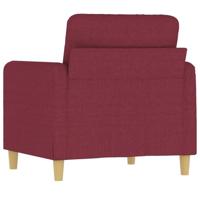 Fauteuil 60 cm stof wijnrood - thumbnail