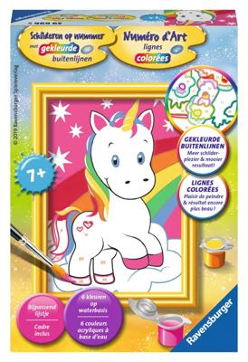 Ravensburger schilder schattige unicorn Ravensburger schilder schattige unicorn