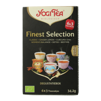 Yogi Tea Finest selection 6 x 3 stuks bio 18 Zakjes - thumbnail