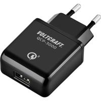 VOLTCRAFT QCP-3000 USB-oplader Binnen Uitgangsstroom (max.) 3000 mA 1 x 1x USB-A Qualcomm Quick Charge 3.0 - thumbnail