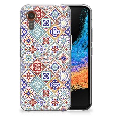 Samsung Galaxy Xcover 7 | TPU | Siliconen hoesje | Tiles Color