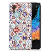 Samsung Galaxy Xcover 7 | TPU | Siliconen hoesje | Tiles Color - thumbnail