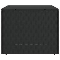 Tuinbox 291 L poly rattan zwart - thumbnail