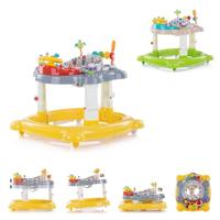 Chipolino Joya Lux 4-in-1 Loopstoel 360° Draaibaar Opvouwbaar Geel - thumbnail