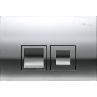 Drukplaat Geberit Delta 25 Square DualFlush Frontbediening Chroom - thumbnail