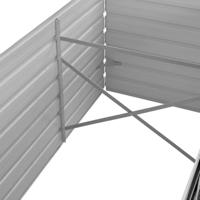 Plantenbak verhoogd 240x80x77 cm gegalvaniseerd staal antraciet - thumbnail