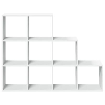 Kamerscherm / boekenkast 3-laags 137,5x29x103,5 cm hout wit Kamerscherm / boekenkast 3-laags 137,5x29x103,5 cm hout wit