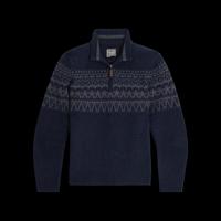 Royal Robbins Arch Rock 1/4 Zip Trui Heren Navy Htr Shasta Pt L - thumbnail