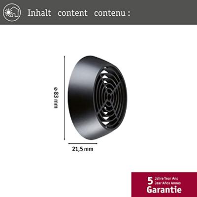 Paulmann 94779 Lichtkap 21.5 mm Antraciet Paulmann 94779 Lichtkap 21.5 mm Antraciet