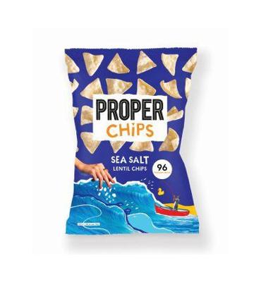 Proper lentil chips Sea Salt, zak van 20 g