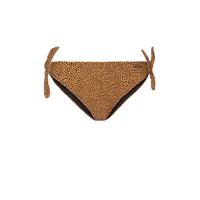 Protest strik bikinibroekje Mia met all over print lichtbruin/zwart - thumbnail