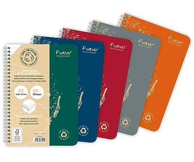 Clairefontaine FOREVER spiraalschrift, gerecycleerd, A5, 90g, 120 bladzijden, gelijnd, groen