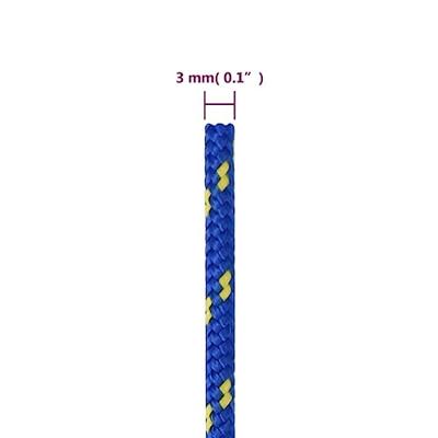 VidaXL Boottouw 3 mm 250 m polypropyleen blauw