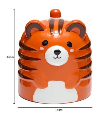 Adoramals Tijger Ondersteboven Keramiek Mok