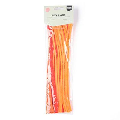 Vaessen Creative • chenilledraden 6mm 50st. 30cm oranje