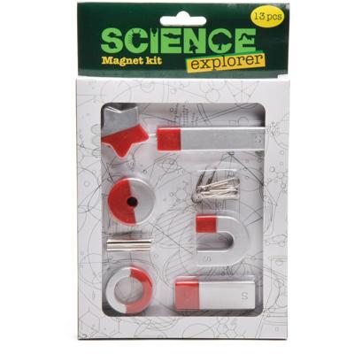 Johntoy Science explorer magneet set, 13dlg.