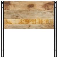 Hoofdeinde 100 cm massief hout mango en ijzer - thumbnail