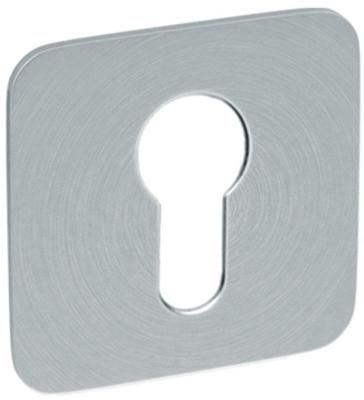 Cilinderrozet paar 4knt SF2 rvs mat