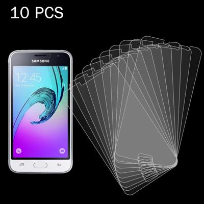 10 stuks voor Galaxy J1(2016) / J120 0 26 mm 9H oppervlaktehardheid 2.5D explosieveilige getemperd glas scherm Film
