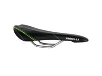 Dresco zadel racefiets microfiber zwart/grijs - thumbnail