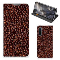 OnePlus Nord Flip Style Cover Koffiebonen - thumbnail