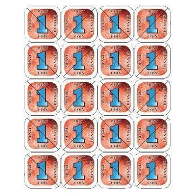 Consumptie breekmunten Combicraft 200 stuks rood