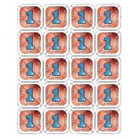 Consumptie breekmunten Combicraft 200 stuks rood - thumbnail