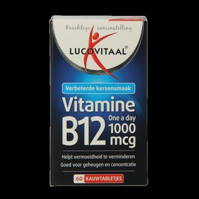 Vitamine B12 1000mcg 60 Kauwtabletten Vitamine B12 1000mcg 60 Kauwtabletten