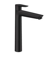Wastafelmengkraan Talis E 240 HansGrohe Eengreeps met Trekwaste Mat Zwart - thumbnail