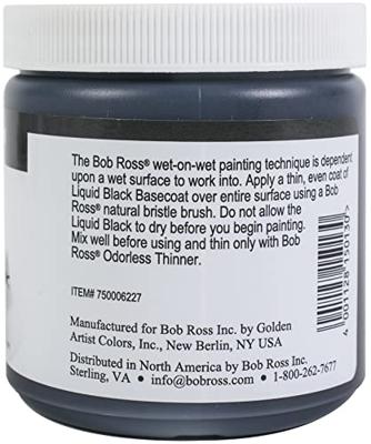 Bob Ross Medium Liquid Black - 237ml
