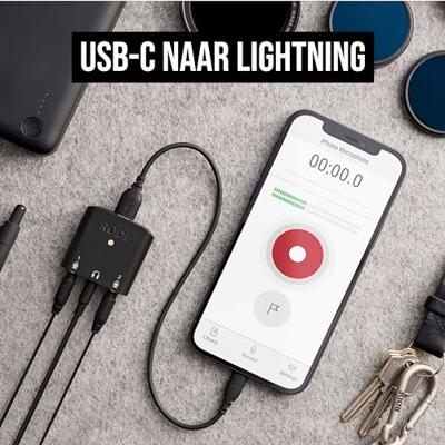 RØDE SC21 USB-C naar Lightning Kabel (30cm, Zwart)